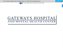 Tablet Screenshot of gatewayshospital.org